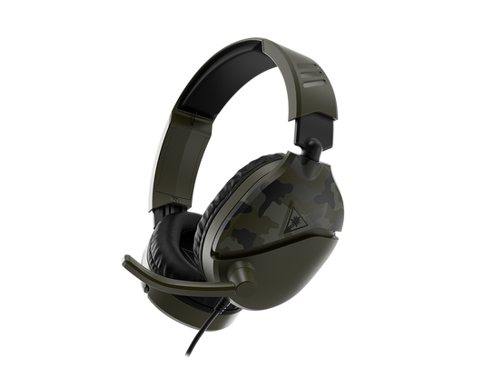 Turtle Beach Recon 70 Green Camo wired gaming headset