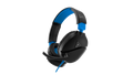 Turtle Beach Recon 70P Black/Blue wired gaming headset front view