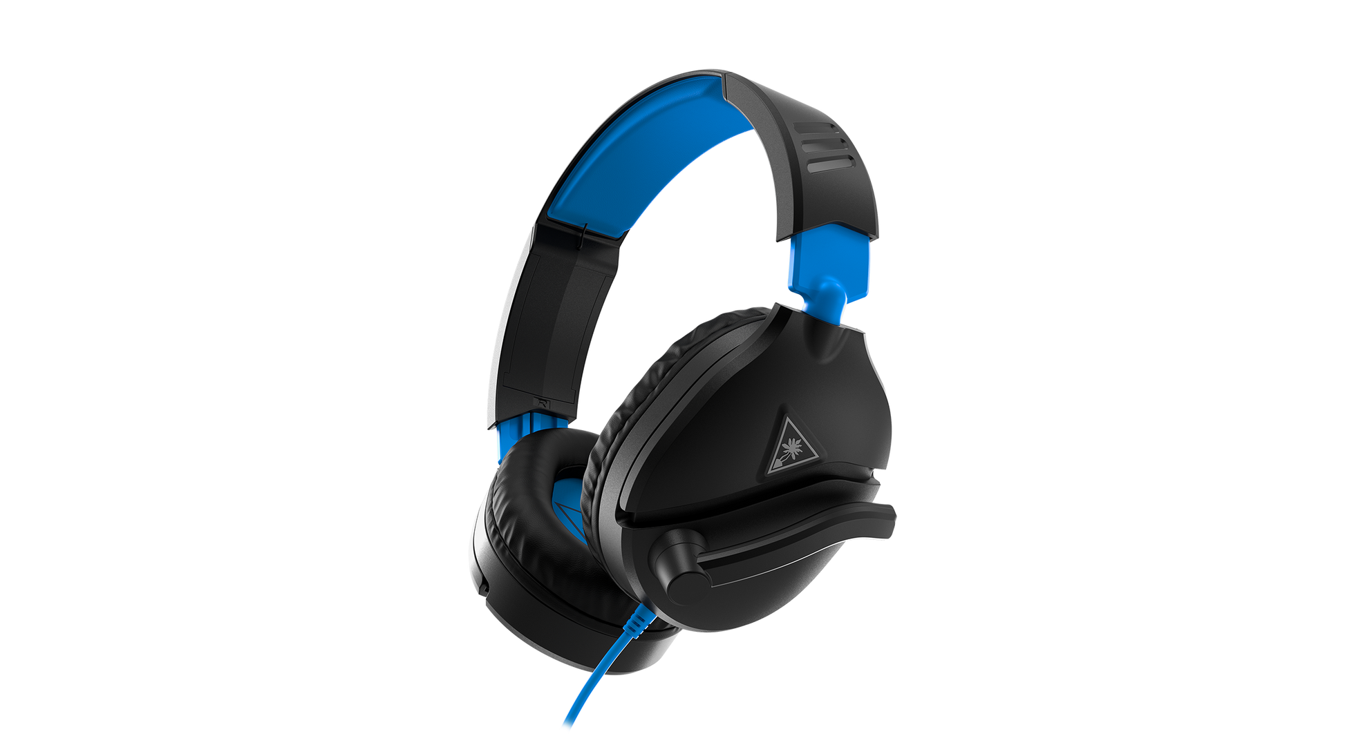 Turtle Beach Recon 70P Black/Blue wired gaming headset side view