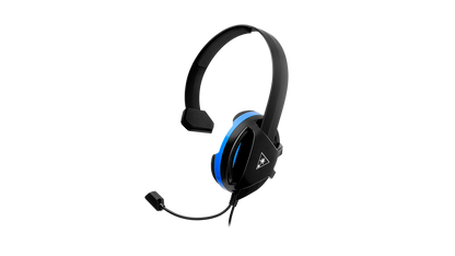 Turtle Beach Recon Chat PS4 black chat headset front view