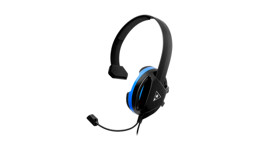 Turtle Beach Recon Chat PS4 black chat headset front view