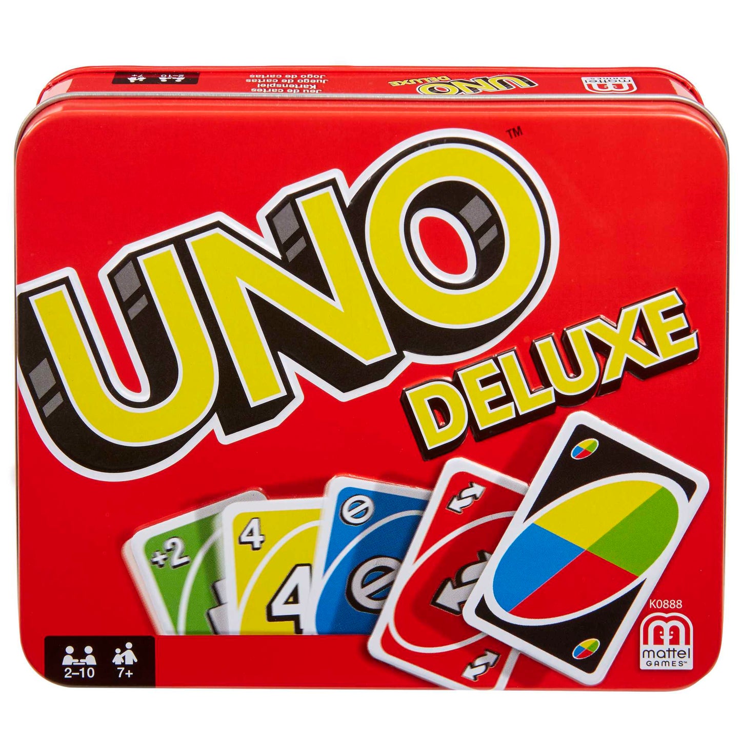 UNO Deluxe Card Game Tin