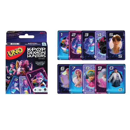 UNO KPop Demon Hunters card game box