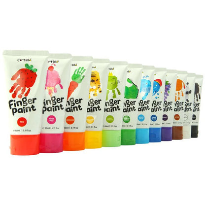 FINGER PAINT 12 COLOUR SET (JAR MELO)