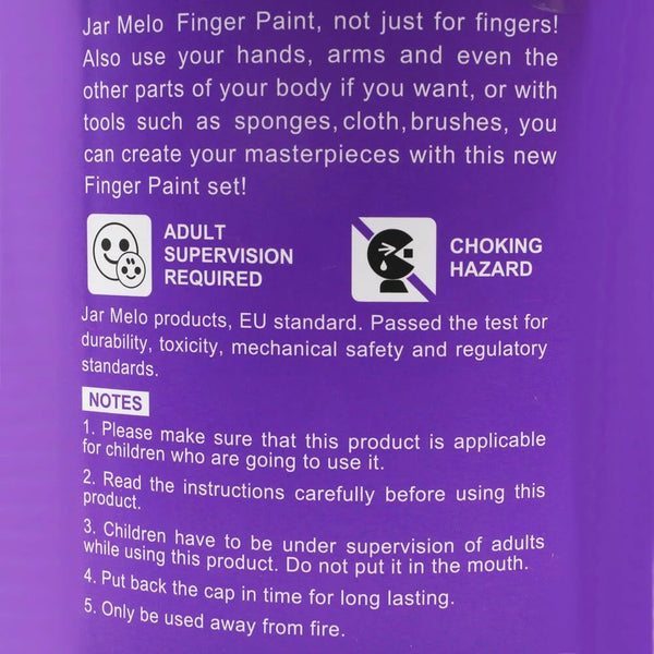 FINGER PAINT 12 COLOUR SET (JAR MELO)