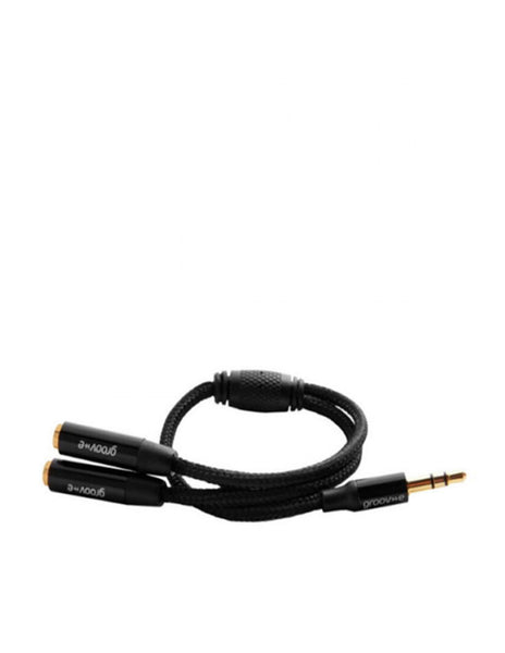 Groov-e Splitter 3.0mm Black