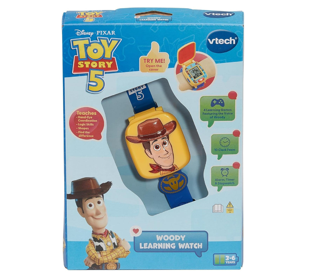 VTech Toy Story 5 Woody Learning Watch product image