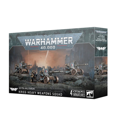 Warhammer 40,000 Astra Militarum Krieg Heavy Weapons Squad alternate view