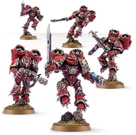 Warhammer 40,000 Chaos Space Marines Raptors miniatures