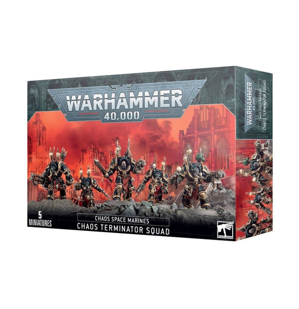 Warhammer 40,000 Chaos Space Marines Terminator Squad box art