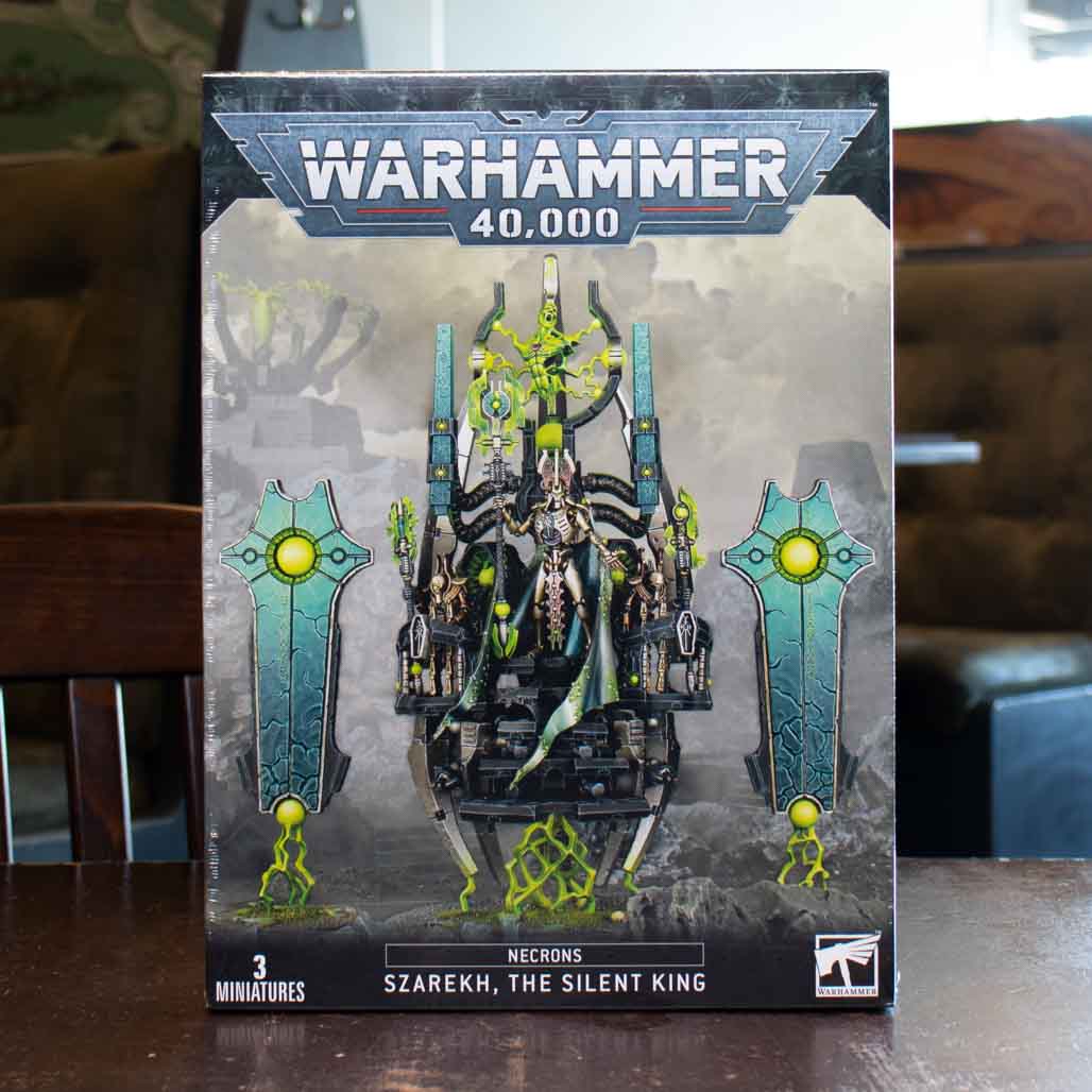 Warhammer 40,000 Necrons Szarekh The Silent King box