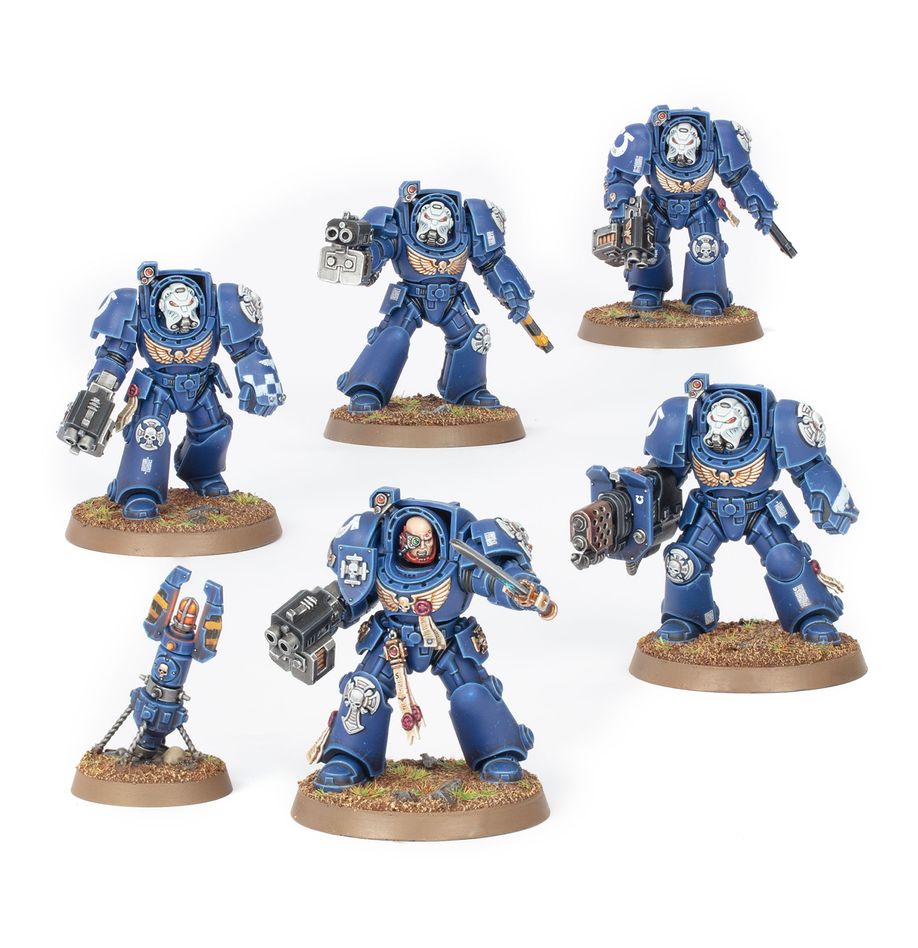 Warhammer 40,000 Space Marines Terminator Squad miniatures