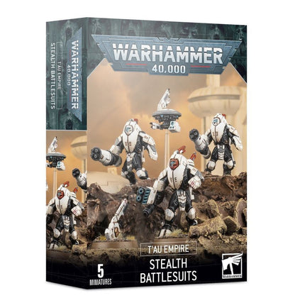 Warhammer 40,000 T'au Empire XV25 Stealth Battlesuits squad
