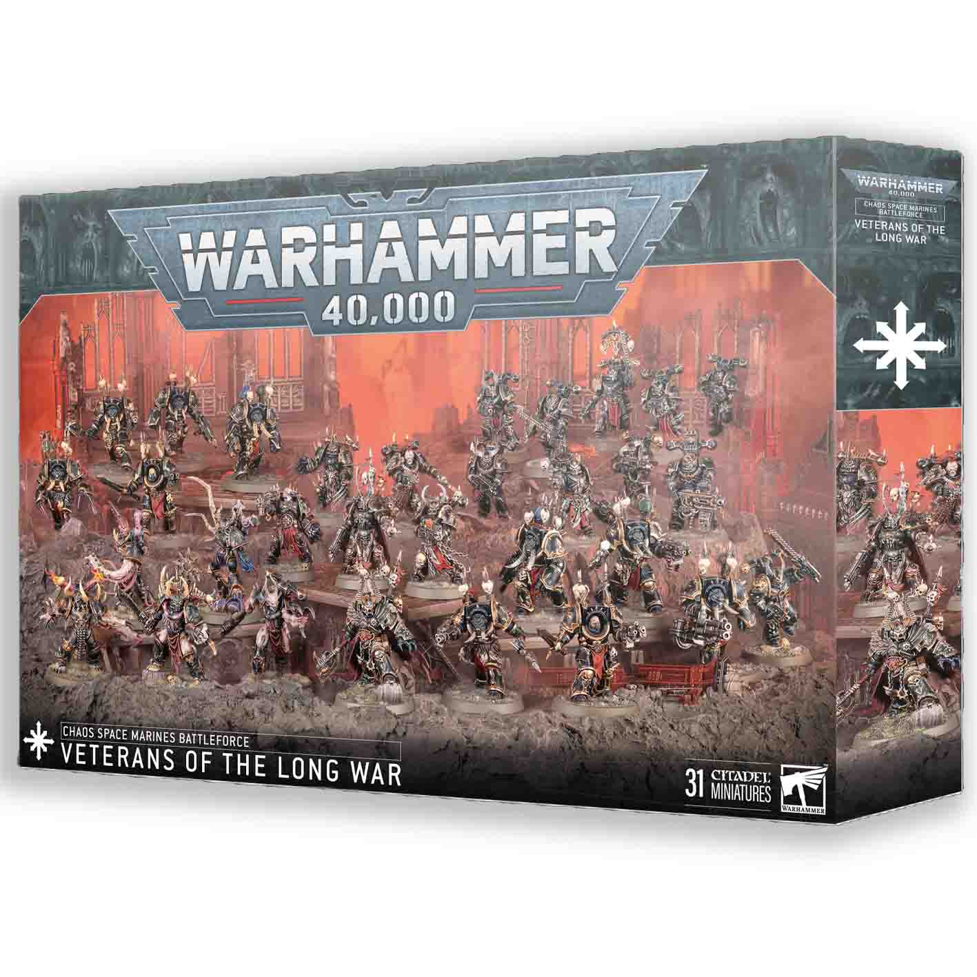Warhammer 40,000 Chaos Space Marines Battleforce Veterans of the Long War