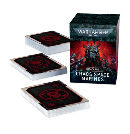 Warhammer 40,000 Chaos Space Marines Datacards