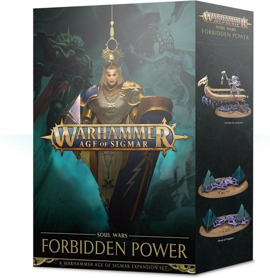 Warhammer Age of Sigmar Forbidden Power expansion box and contents