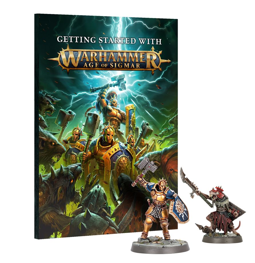 Getting Started with Warhammer Age of Sigmar miniatures contents