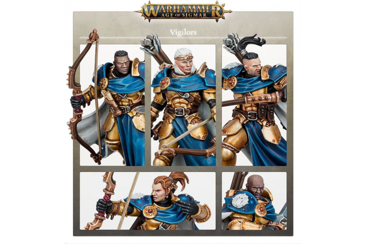 Warhammer Age of Sigmar Stormcast Eternals Vigilors miniatures