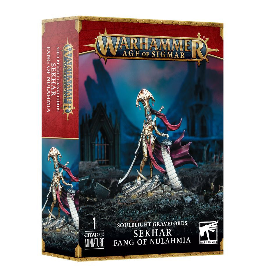Warhammer Age of Sigmar Soulblight Gravelords Sekhar Fang of Nulahmia miniature