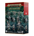 Warhammer Age of Sigmar Spearhead Ossiarch Bonereapers Mortisan Elite box art