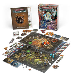 Warhammer Underworlds Direchasm core set box and contents