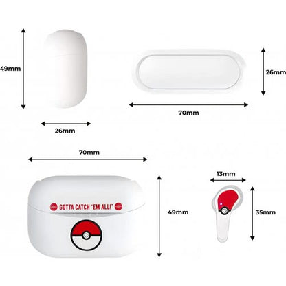 OTL TWS Pokemon Earpods (Pokeball White)