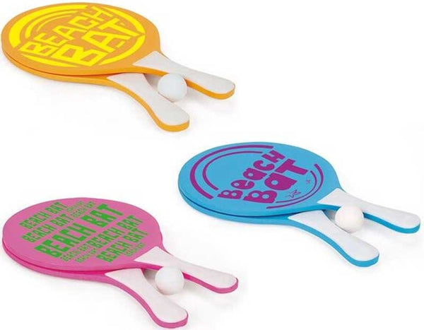 Toyrific Wooden Paddle Bat Set (Assorted)