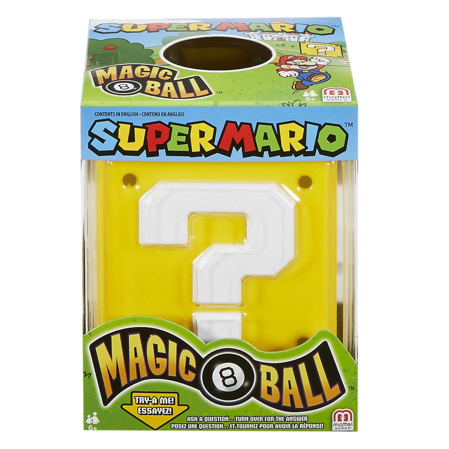 Magic 8 Ball Super Mario answer window