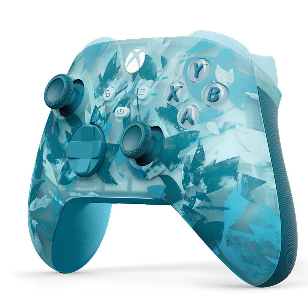 Xbox Wireless Controller Ice Breaker Special Edition angled view