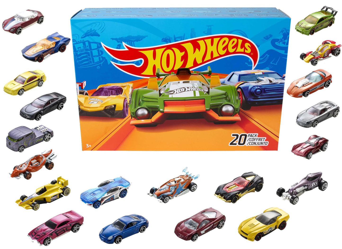 Hot Wheels 20-Car Pack assortment front image