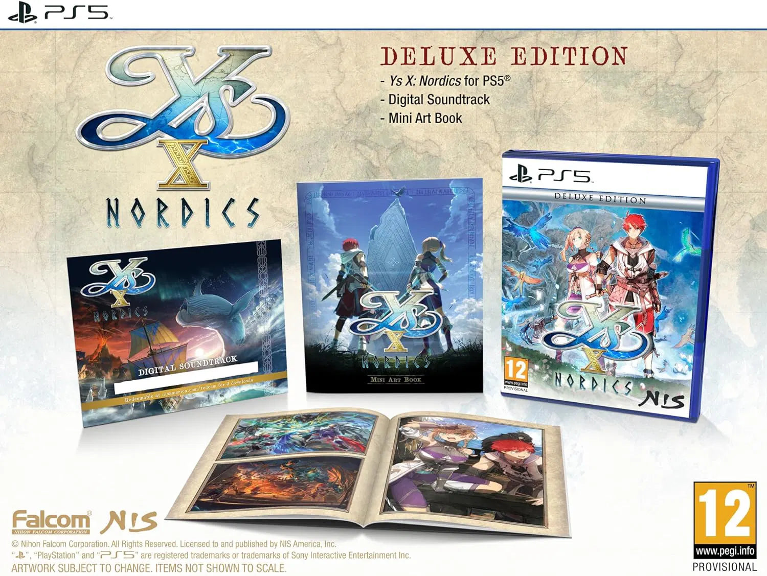 Ys X: Nordics Deluxe Edition (PlayStation 5)