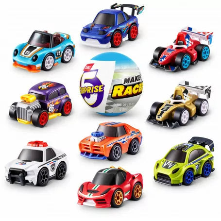 5 Surprise Make-A-Racer