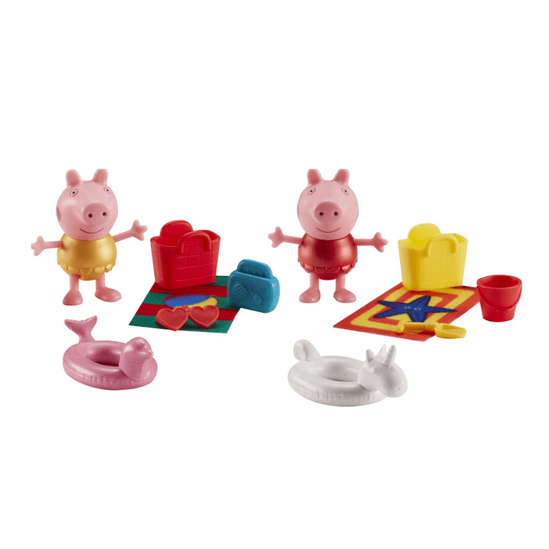 Peppa Pig Figure & Accessory Pack - Beach Theme