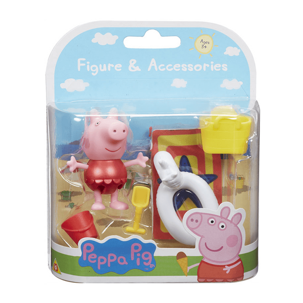 Peppa Pig Figure & Accessory Pack - Beach Theme