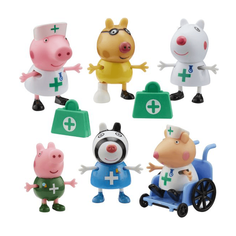 Peppa Pig Doctors and Nurses Figure Pack