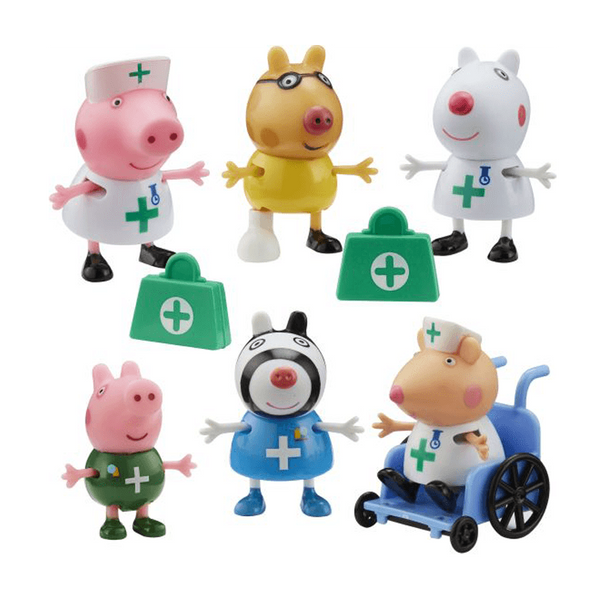 Peppa Pig Doctors and Nurses Figure Pack