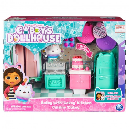 Gabby's Dollhouse Muffin Kitchen Bakey Cakey